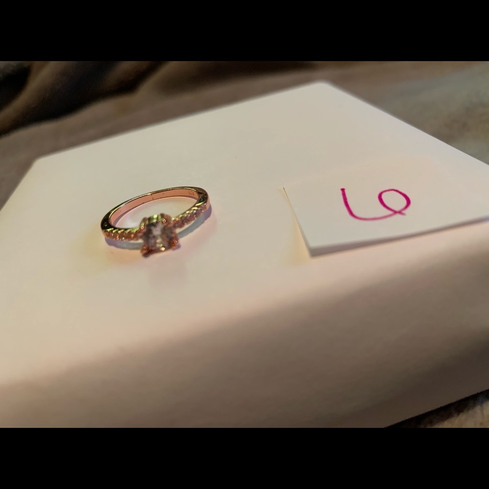 Gold and diamond ring